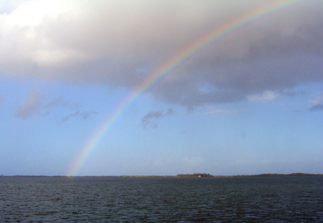 A Rainbow Over Belize